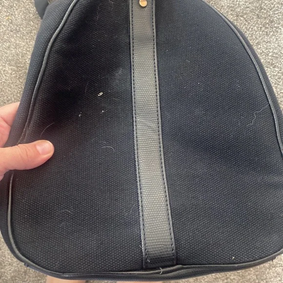 Victoria Secret Black Canvas Over Night Bag - Picture 6 of 9